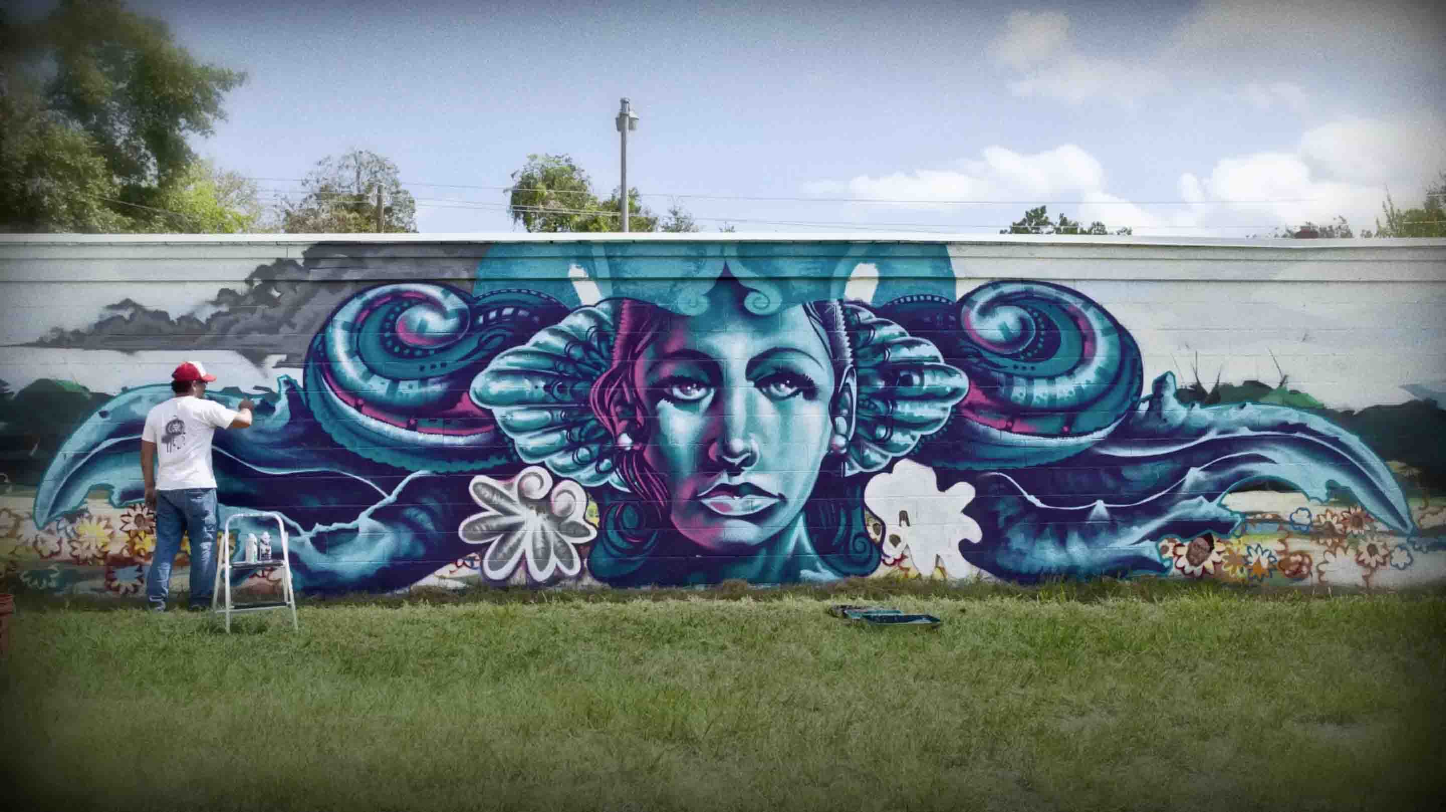 White Walled 34th Habersham Mural